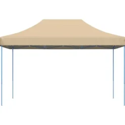 Telte & Lysthuse^Foldbart pop up-festtelt 440x292x315 cm | Farve: Beige