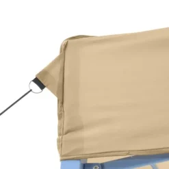 Telte & Lysthuse^Foldbart pop-up festtelt med 4 sidevægge | Farve: Beige