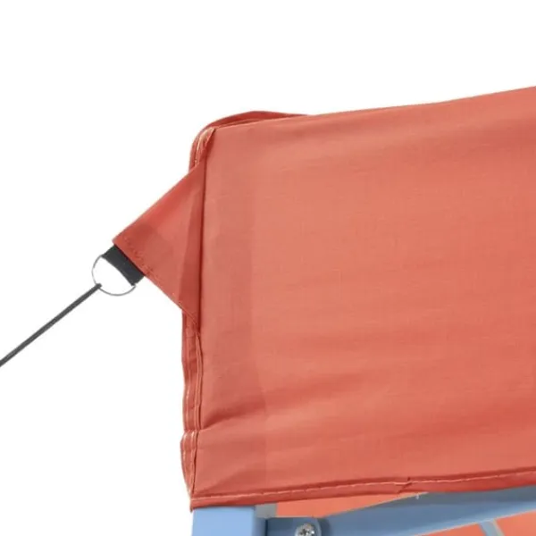Online Foldbart pop-up festtelt med 4 sidevægge | Farve: Terracotta Telte & Lysthuse
