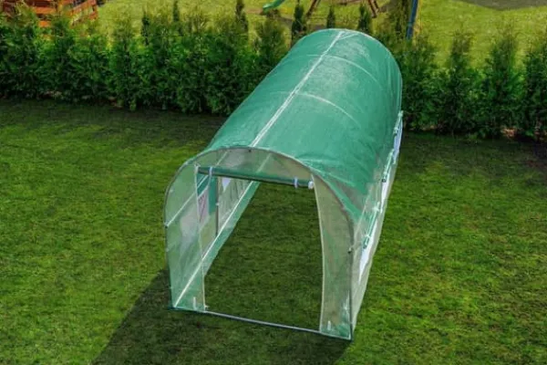 Viking Choice Drivhus^Foliedrivhus med vinduer 450x200x200 cm – Grønt – Havedrivhus