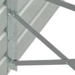 Best Forhøjet plantekasse i galvaniseret stål - Havemøbel | Størrelse: 480x80x77 cm | Farve: Brun Plantningsbænke