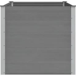 Discount Forhøjet plantekasse i grå WPC - Holdbar og vejrbestandig | Størrelse: 150x100x91 cm Plantningsbænke
