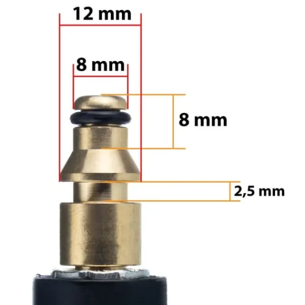 Outlet Forlængerslange højtryksslange 10m QC Stihl / Nilfisk / Gerni Quick Connect til højtryksrenser Havemaskiner