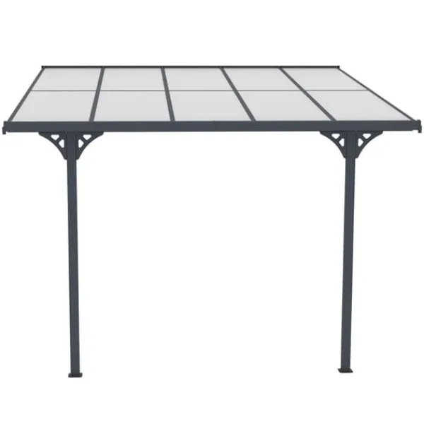 Clearance Fornorth Terrasseoverdækning 313x300x225-270cm Skure, Garager & Carports