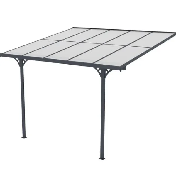 Clearance Fornorth Terrasseoverdækning 313x300x225-270cm Skure, Garager & Carports