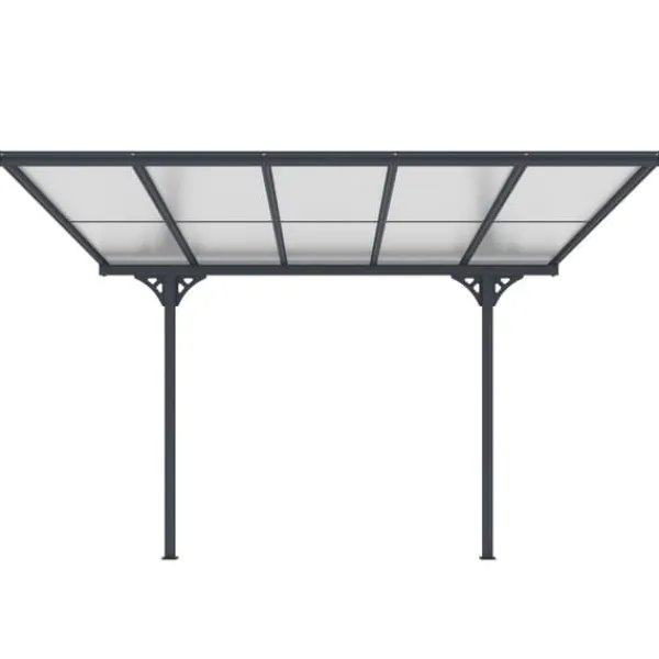 Clearance Fornorth Terrasseoverdækning 313x300x225-270cm Skure, Garager & Carports
