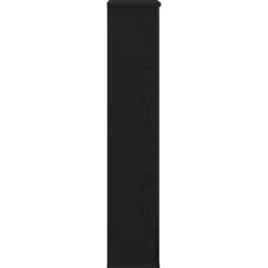 Pejse^Fortsat til pejs - Slidstærk hylde til LED-flamme | Farve: Sort | Størrelse: 100x20x100 cm