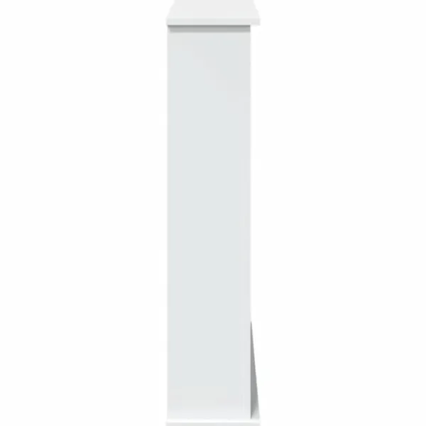 Sale Fortsats til pejs - Dekorativ hylde til LED-flamme | Mål: 75x20x87,5 cm | Farve: Hvid Pejse