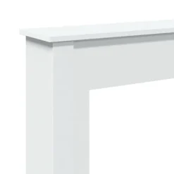 Sale Fortsats til pejs - Dekorativ hylde til LED-flamme | Mål: 75x20x87,5 cm | Farve: Hvid Pejse