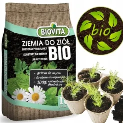 Jord & Sand^Færdiglavet Biovita urtejordsubstrat 10 l med gødning