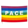 Flag & Vindposer^Färgglad Peace Flag Polyester Pacifist Flagga 90 X 145 cm Peace Banner Flaggor för trädgårdsbalkong utomhus