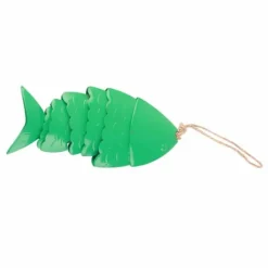 Sale Färgglada Koi Fish Wind Chimes Metallhantverk Utomhus takfot Hängande dekorationer Fish Wind Chime Vinddekoration