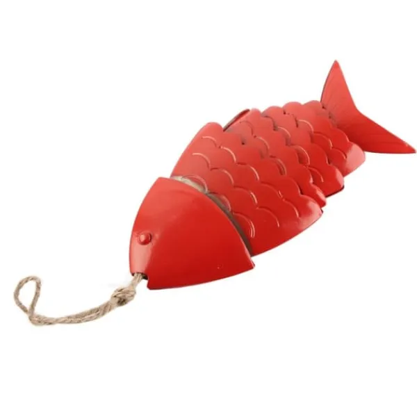 Vinddekoration^Färgglada Koi Fish Wind Chimes Metallhantverk Utomhus takfot Hängande dekorationer Fish Wind Chime