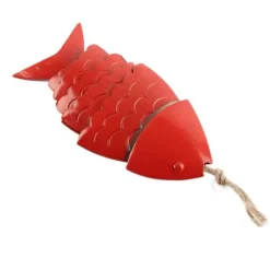 Vinddekoration^Färgglada Koi Fish Wind Chimes Metallhantverk Utomhus takfot Hängande dekorationer Fish Wind Chime