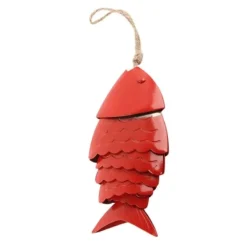 Vinddekoration^Färgglada Koi Fish Wind Chimes Metallhantverk Utomhus takfot Hängande dekorationer Fish Wind Chime