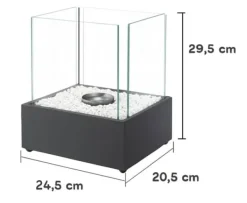 Pejse^Fritstående bioethanolpejs TT-14 – 30 cm
