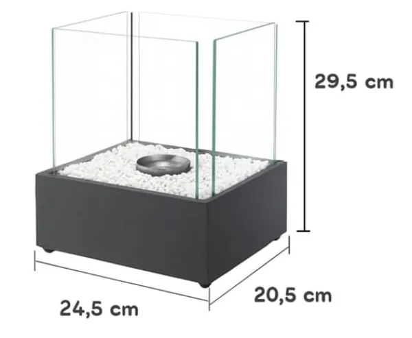 Pejse^Fritstående bioethanolpejs TT-14 – 30 cm