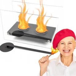 Discount Fritstående biopejs Fiamma Ardente til hjemmet, haveterrassen, økoglas Pejse