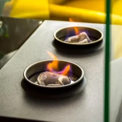 Discount Fritstående biopejs Fiamma Ardente til hjemmet, haveterrassen, økoglas Pejse
