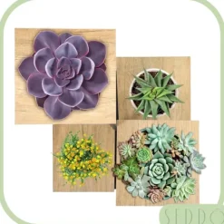Sale Fritstående blomsterstativ til blomster og planter, 4 niveauer, metal, rustik, 76 cm Plantestativer