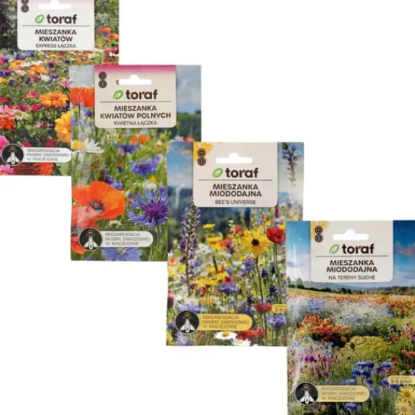 Clearance Frøpakker - Bestøvere - Skab en blomstrende eng for bier og sommerfugle Frø