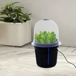 Clearance Frøplantekasse, 12-24 VDC spændingsområde, maks. 3 A strøm, timercyklus 60 min TÆNDT/30 min SLUKKET, produktstørrelse 27x27x29 cm, vægt 1,32 kg Kit Til Plante- & Urtedyrkning