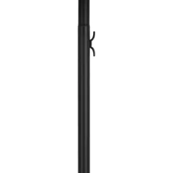20FT Aftageligt Flagstangssæt, Heavy Duty Aluminium, Sort Flagstang, Holdbar Kvalitet, Let At Montere Flag & Vindposer