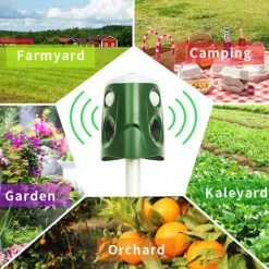 Best Fugleafvisende højttaler - 360° Insektmiddel & Dyreafvisende Middel