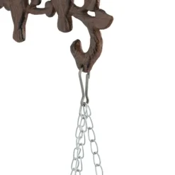 Outlet Fuglebad, 42x25x10,5 cm, Brun, Støbejern Til Fugle & Småvildt