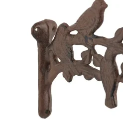 Outlet Fuglebad, 42x25x10,5 cm, Brun, Støbejern Til Fugle & Småvildt