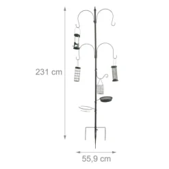 Til Fugle & Småvildt^Fuglebræt, 231x55,9x5 cm, stål