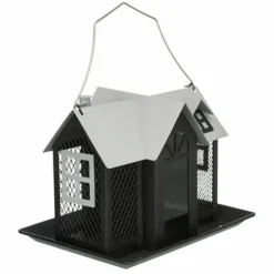 Clearance Fuglefoderautomat Sort 2 L 26 x 19 x 19 cm Til Fugle & Småvildt