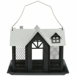 Clearance Fuglefoderautomat Sort 2 L 26 x 19 x 19 cm Til Fugle & Småvildt