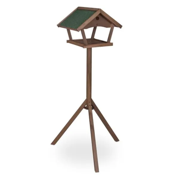 Til Fugle & Småvildt^Fuglefoderbræt, Fritstående, 139x70x60 cm, Brun