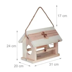 Best Fuglefoderbræt, 24x31x20 cm, Brun Til Fugle & Småvildt