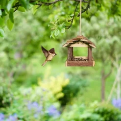 New Fuglefoderbræt, 19x21x32 cm, Natur Til Fugle & Småvildt