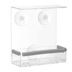Til Fugle & Småvildt^Fuglefoderbræt, 16,5x15x7,5 cm, Transparent
