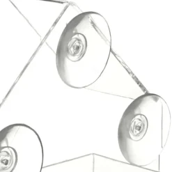 Online Fuglefoderbræt, 15x15x7 cm, Transparent Til Fugle & Småvildt
