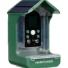 Clearance Fuglefoder-/drikkekrukke med integreret kamera - NUM'AXES - CAM1074 - 120° - Grøn Til Fugle & Småvildt