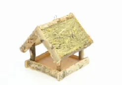 Til Fugle & Småvildt^Fuglefoderhus i træ – fuglehus K110