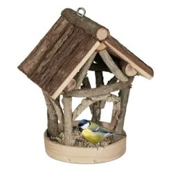 Til Fugle & Småvildt^Fuglefoderstation, 17x13.5x22.5 cm, Brun
