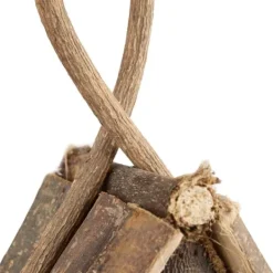 Til Fugle & Småvildt^Fuglehus, Dekorativt ophæng, 35x22x14 cm, Brun
