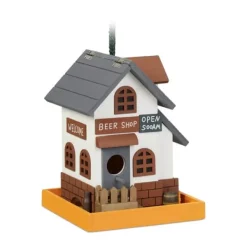 Til Fugle & Småvildt^Fuglehus, 23x18x18 cm, Flerfarvet, Træ