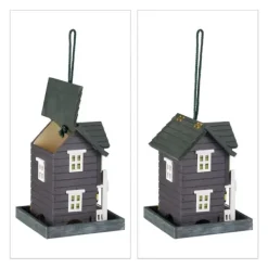 Til Fugle & Småvildt^Fuglehus, 18x18x23,5 cm, Flerfarvet, Træ