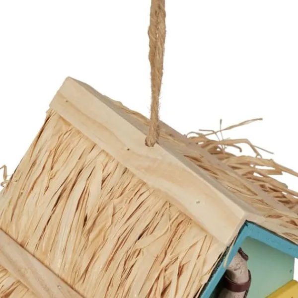 Online Fuglehus, 24.5x19x13.5 cm, Flerfarvet, Træ Til Fugle & Småvildt