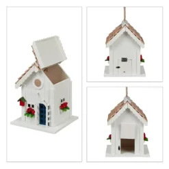 Outlet Fuglehus, 23.5x18x18 cm, Hvid Til Fugle & Småvildt
