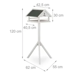 Til Fugle & Småvildt^Fuglehus, 120x62x55 cm, Hvid
