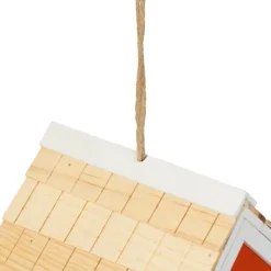 New Fuglehus, 25x18,5x18,5 cm, Rød Til Fugle & Småvildt