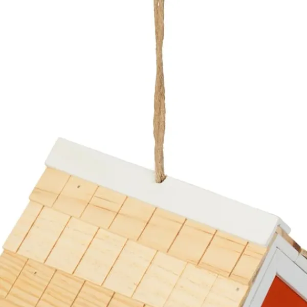 New Fuglehus, 25x18,5x18,5 cm, Rød Til Fugle & Småvildt