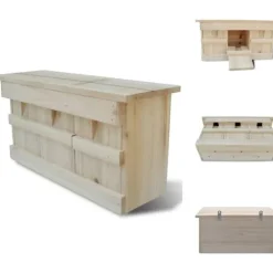 Best Fuglehuse - Living redekasse til spurve 44 x 15,5 x 21,5 cm Til Fugle & Småvildt